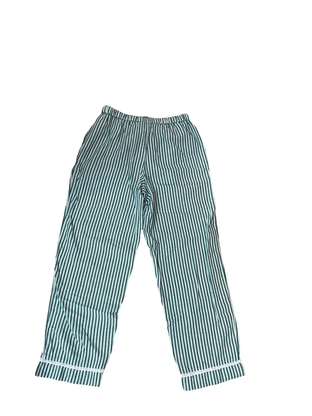 RACHEL ASHWELL Striped Peter Pan Collar Cottagecore Viral TikTok Pajama Set